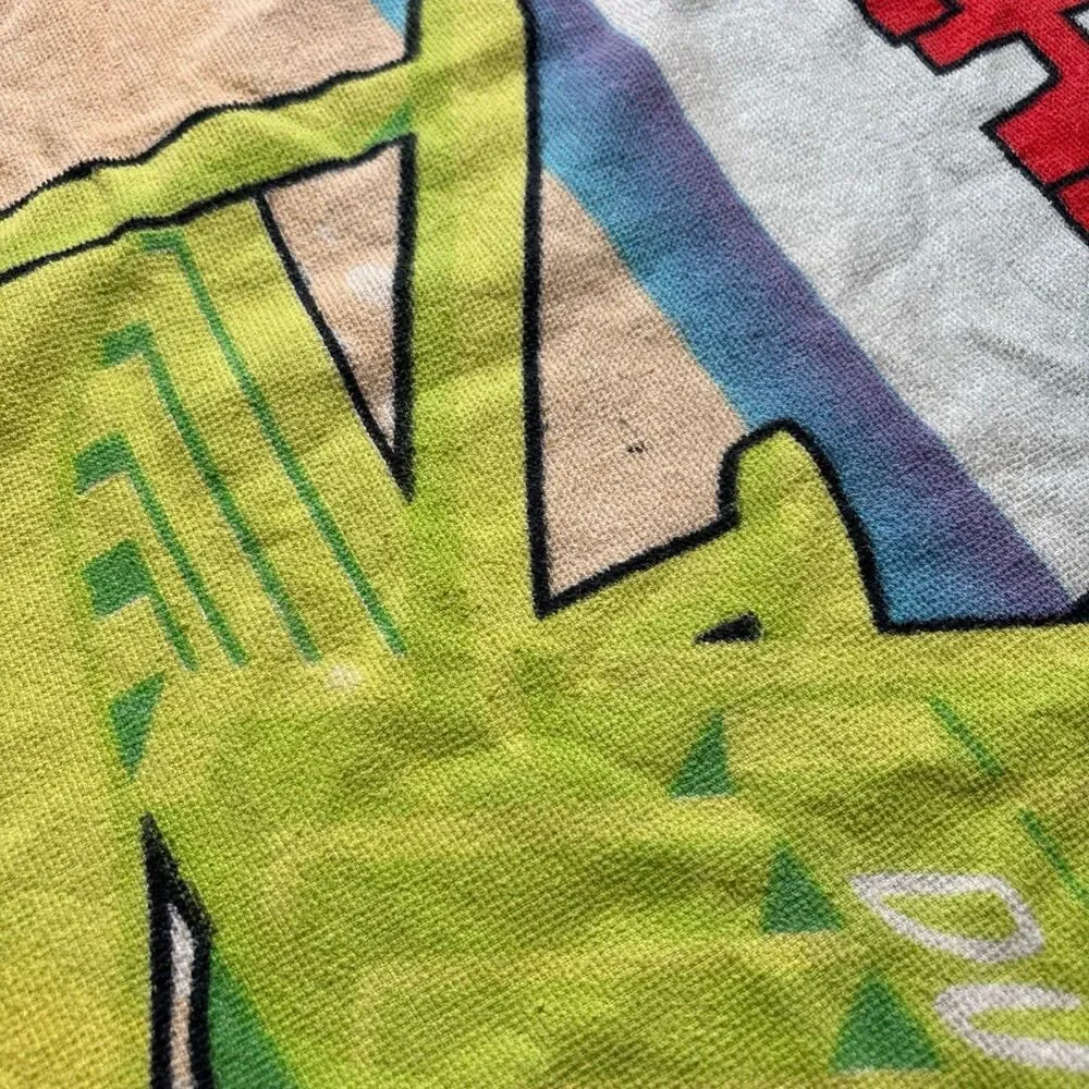 Vintage Dutch Wonderland Beach Towel Duke The Dragon Mascot Lancaster PA